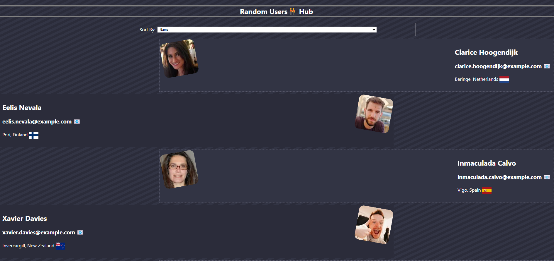 NextJS Random Users